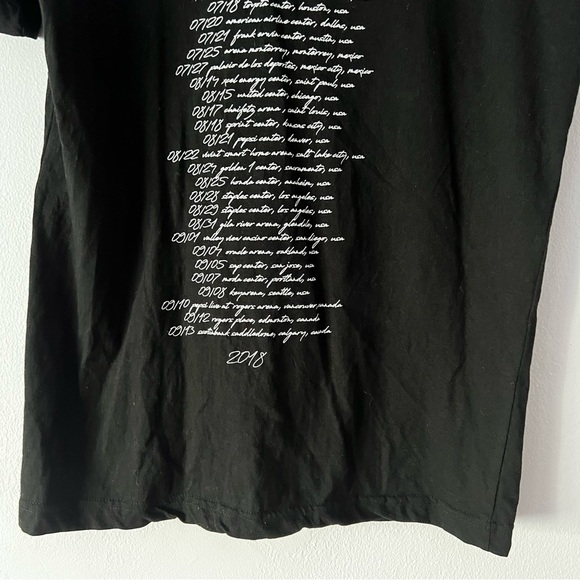 Sam Smith 2018 Tour Black Tee Small - Picture 6 of 9
